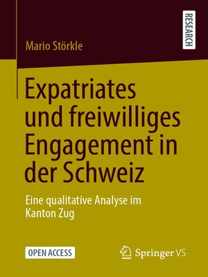 cover image of Expatriates und freiwilliges Engagement in der Schweiz